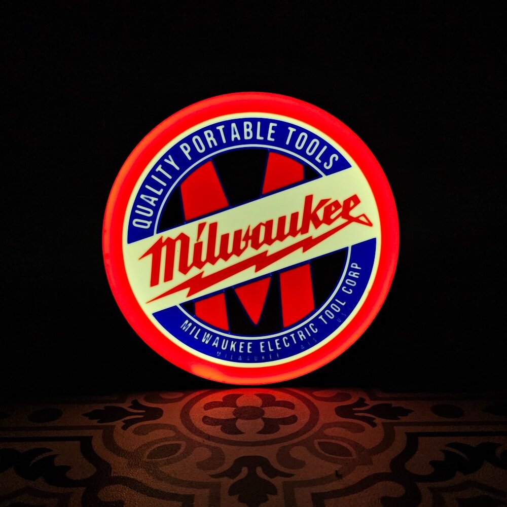 Milwaukee Tools LED Lightbox Sign